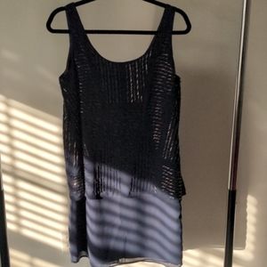 Laundry Navy Sequin Dress